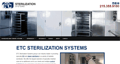 Desktop Screenshot of etcsterilization.com